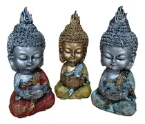 Comprar Trío Budas Principito Resina Decoracion 