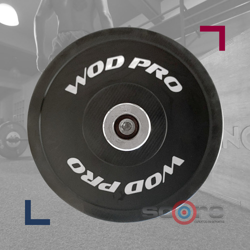 Par De Discos Bumpers Plate Negro Wod Pro- 10 Lbs