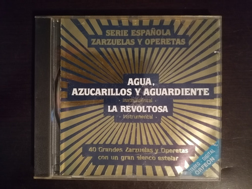 Agua Azucarillos Y Aguardiente Cd Instrumental La Revoltosa 