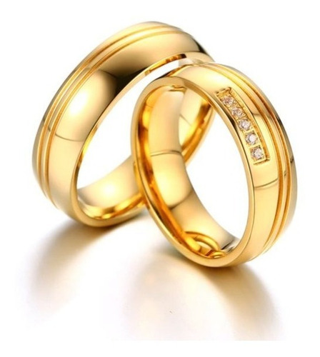 Anillo Elegante De Acero - Calidad Titanio Para Compromisos