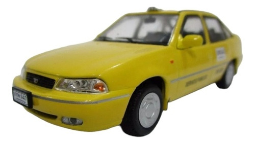 Taxi Daewoo Cielo Escala 11cm Metalico De Coleccion