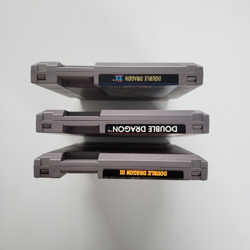 Lote Trilogia Double Dragon 1 2 3 Original Nes Nintendinho