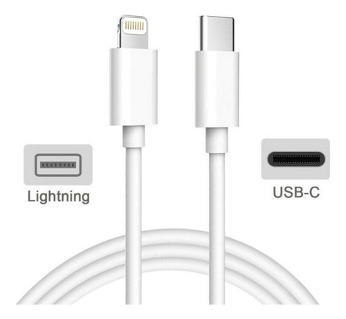 Cable Somostel Tipo-c A Lightning Compatible Con iPhone 1.2m