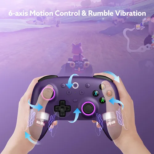 Joystick Inalámbrico 8bitdo Ultimate 2 Morado Tmr Pc Android