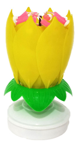 Lotus Music Lotus Candle Music Candle Double Flower