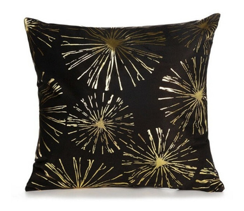 Imagen 9 de 9 de Fundas Para Cojines Con Estampados Dorados 45x45cm X Unidad