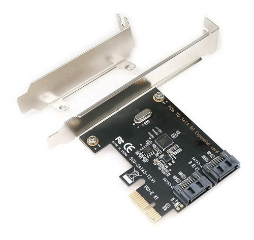 Imagem 2 de 5 de Placa Controladora Pci-e Sata 3 - 6gbps Low Profile Slim