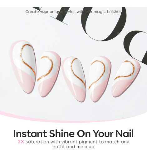 Modelones Esmalte De Uñas De Gel, 1 Unidad De 0.5 Onzas Líqu