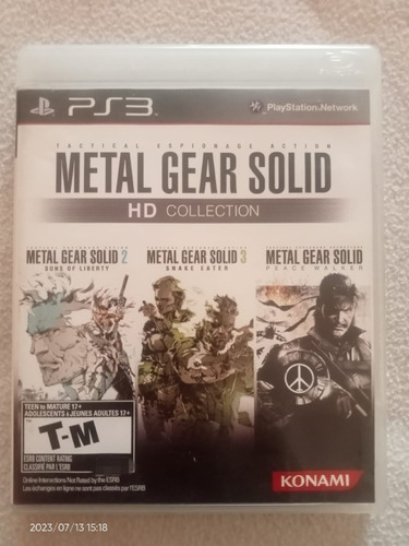Metal Gear Solid  Hd Collection Ps3 Impecable De Colección 