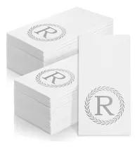 Comprar Servilletas Desechables Monogramadas Letra R Para Eventos