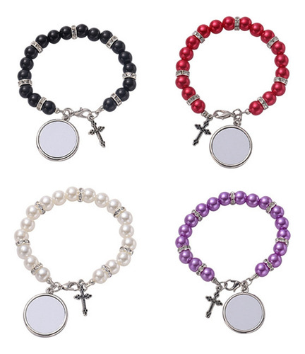 Yz Pulsera En Blanco Por Sublimación De 5 Piezas, Pulsera