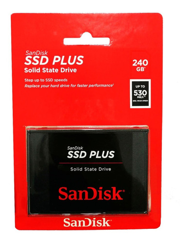 Disco Duro Ssd Sandisk Plus 240gb 530mb/s