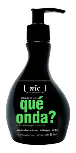 Crema Para Peinar Nic Qué Onda? X 250 Ml