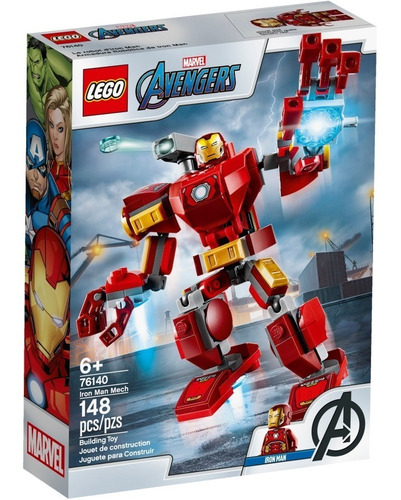 Lego Armadura Robótica De Iron Man Marvel Avengers 76140