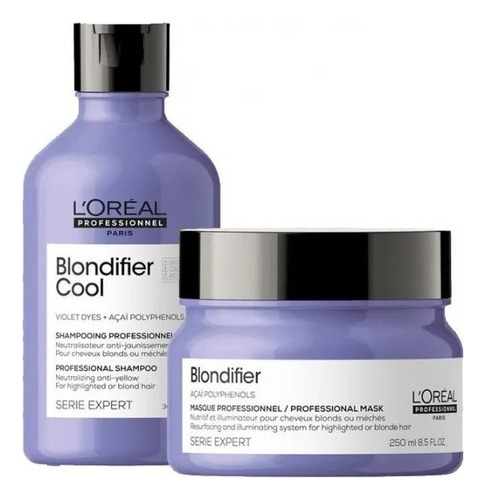  Shampoo + Mascarilla L'oréal Blondifier Cool