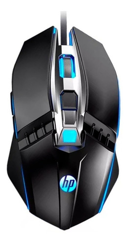 Mouse Hp M270 Gaming 6 Botones 2400 Dpi Led