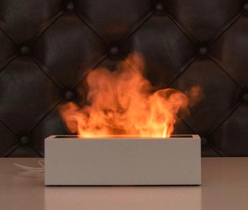 Difusor De Aroma Con Simulación De Fuego, Humidificador De A