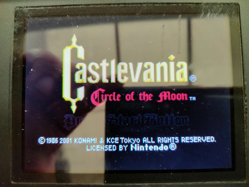 Castlevania Circle Of The Moon No Salva Los Avances (Usado)