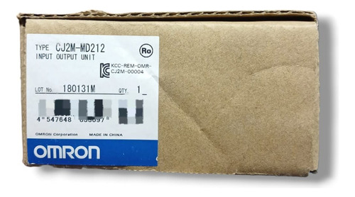 Omron Cj2m-md212 Input Output Unit