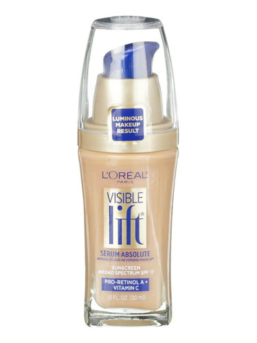 Base L'oreal Visible Lift Retinol+vitamina C Ivory Light