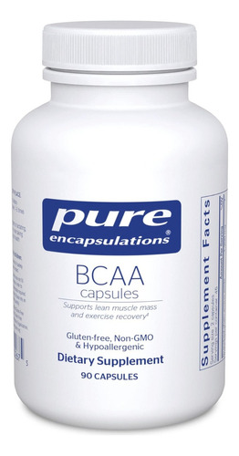 Bcaa Pure Encapsulations 90 Cápsulas