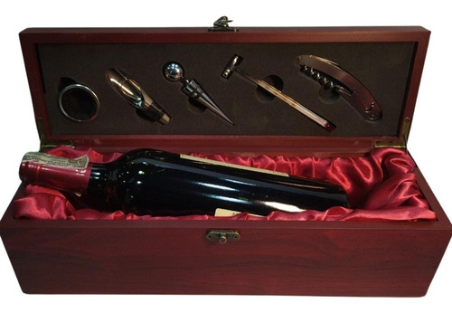 Caja Estuche Sacacorchos Vino Botellas Abridor Tool Set