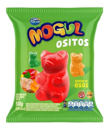 Imagen 1 de 1 de Mogul Ositos x 500 Gramos Golosina Gomitas