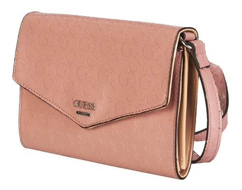 Bolsa Guess Para Mujer Crossbody Kalei Rosa Mauve Ff806178