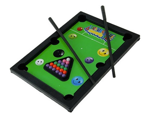 Jogo Mini Mesa De Sinuca Snooker Bilhar Infantil De Plastico