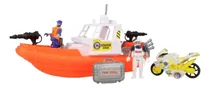 Comprar Barco De Rescate Con Muñecos Y Accesorios