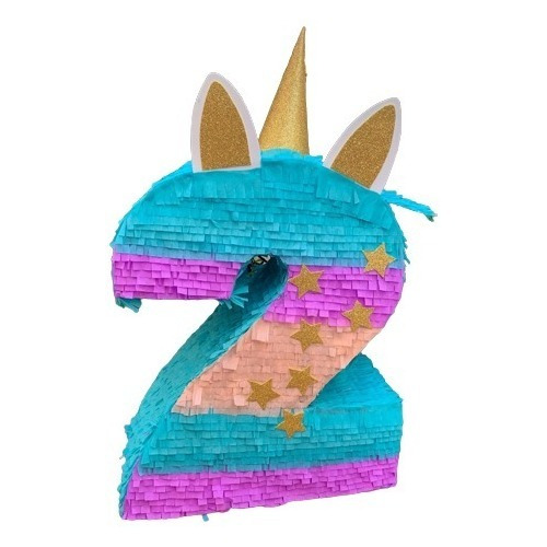 Piñata Numero Unicornio