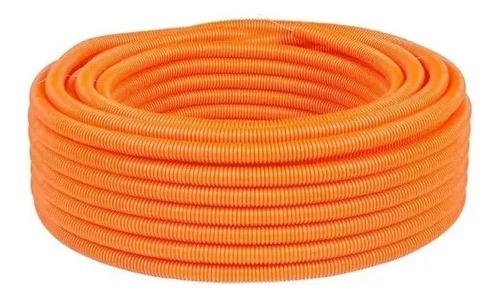 Rollo Caño Luz Corrugado Naranja 3/4 25mts Reforzado Oferta