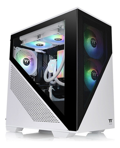 Gabinete Thermaltake Divider 170 Snow Tg Argb 2xfan 120mm