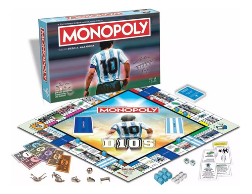 Juego De Mesa Monopoly Maradona Toyco