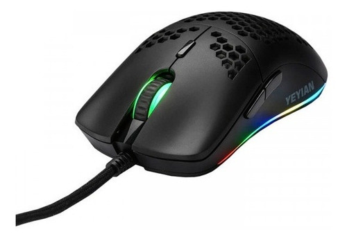 Mouse Gamer Ergonómico Yeyian Óptico Links Alámbrico Usb 