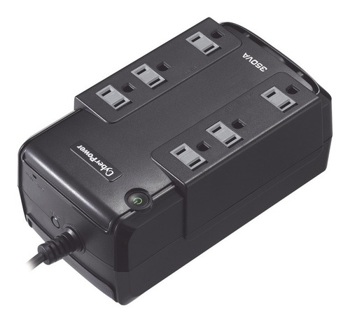 Imagen 4 de 7 de Ups De 350 Va/255 W, Topología Standby, Entrada 120 Vca Nema 5-15p, 3 Salidas Respaldo/protección Y 3 Salidas Solo Prote