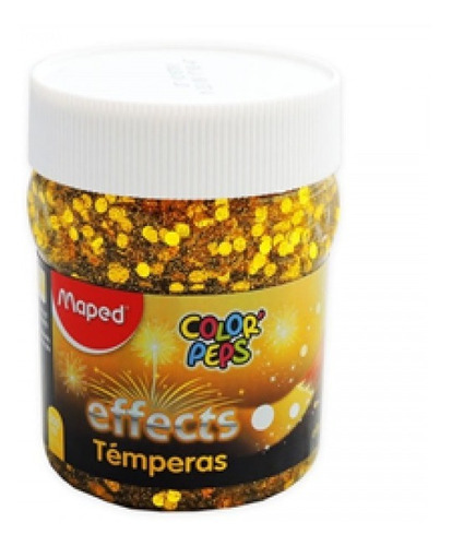 Tempera Effects Dorado En Pote De 200 Ml Maped 826944