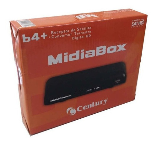 Receptor Midiabox B4 Century Hd Digital Conversor Midia Box