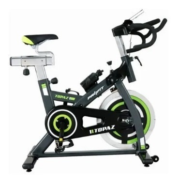 Imagen 2 de 3 de Bicicleta Estatica De Spinning Topaz Volante De 18kg