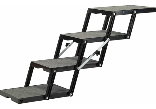 Escalera Plegable Para Perros Xl; 300 Lbs; 4 Peldaños