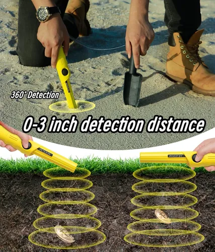 Detector De Metales De Mano Pinpointer Impermeable.