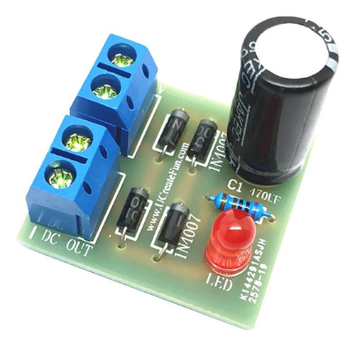 2 Adaptador De Alimentación De In4007 Rectificador De