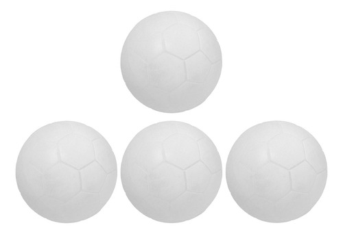4 Balones De Fútbol De Mesa Ligeros, Tamaño 36 Mm, Fútbol