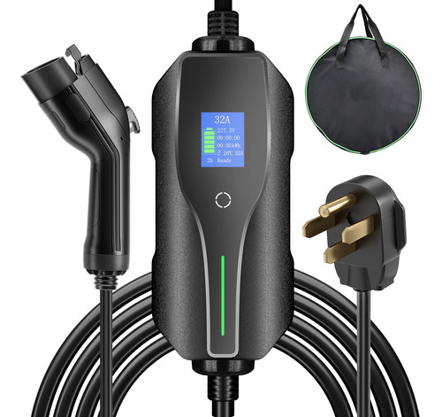 Cargador Ev Nivel Enchufe Nema Portatil Para Vehiculo Cable