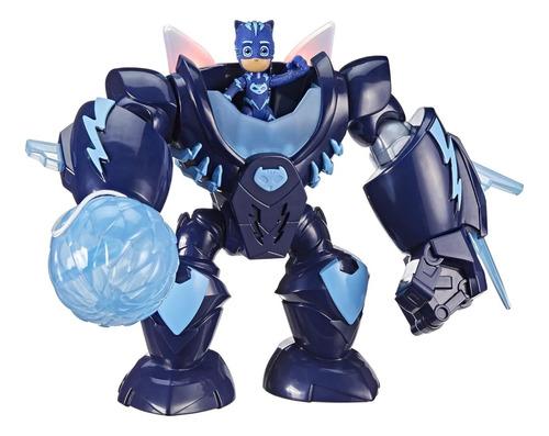 Pj Masks Robo-catboy Juguete Preescolar Con Luces Y N3rr P