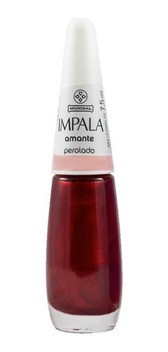 Esmalte Impala Amante Perolado Vermelho Longa Duração