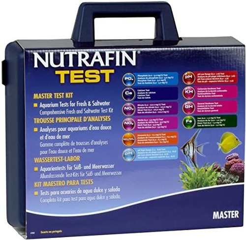 Nutrafin Test Kit Maestro, Contiene 10 Parámetros De Prueba