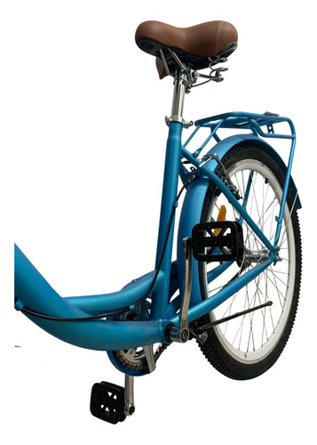 Bicicleta De Paseo Topmega Lux R26 Celeste Xl