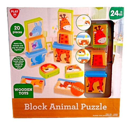 Juguete Para Bebé Arma Todo Bloques De Animales