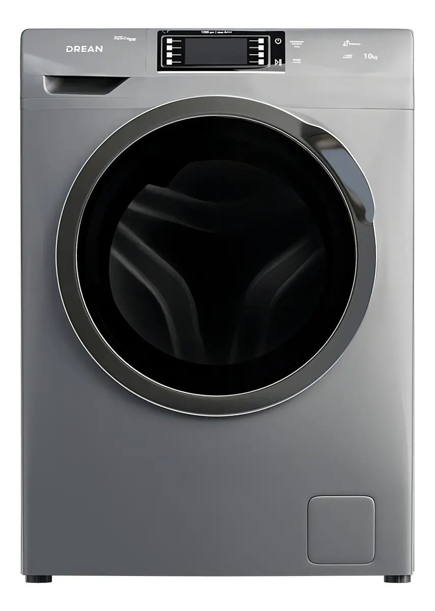 Lavarropas Carga Frontal 10 Kg Gris Drean Lfdr1012tg0